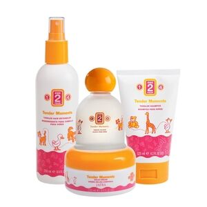 Jafra Tender Moments Kids Bath Set - Orange and White